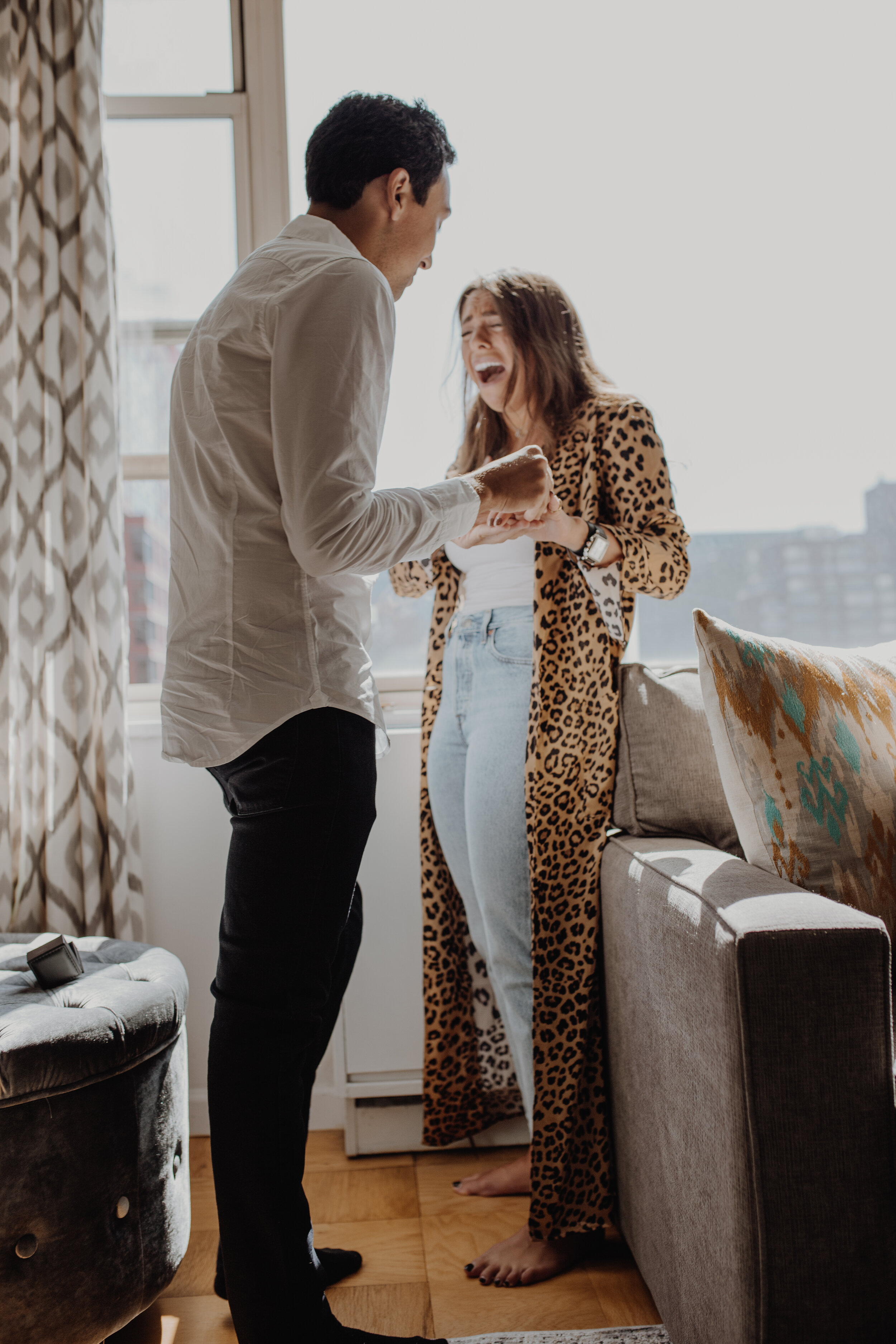 Incredible Surprise Proposal Photography in NYC