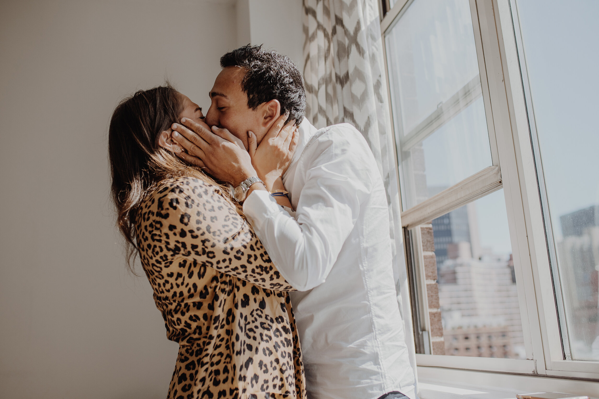 Joyful Surprise Proposal Photography in NYC