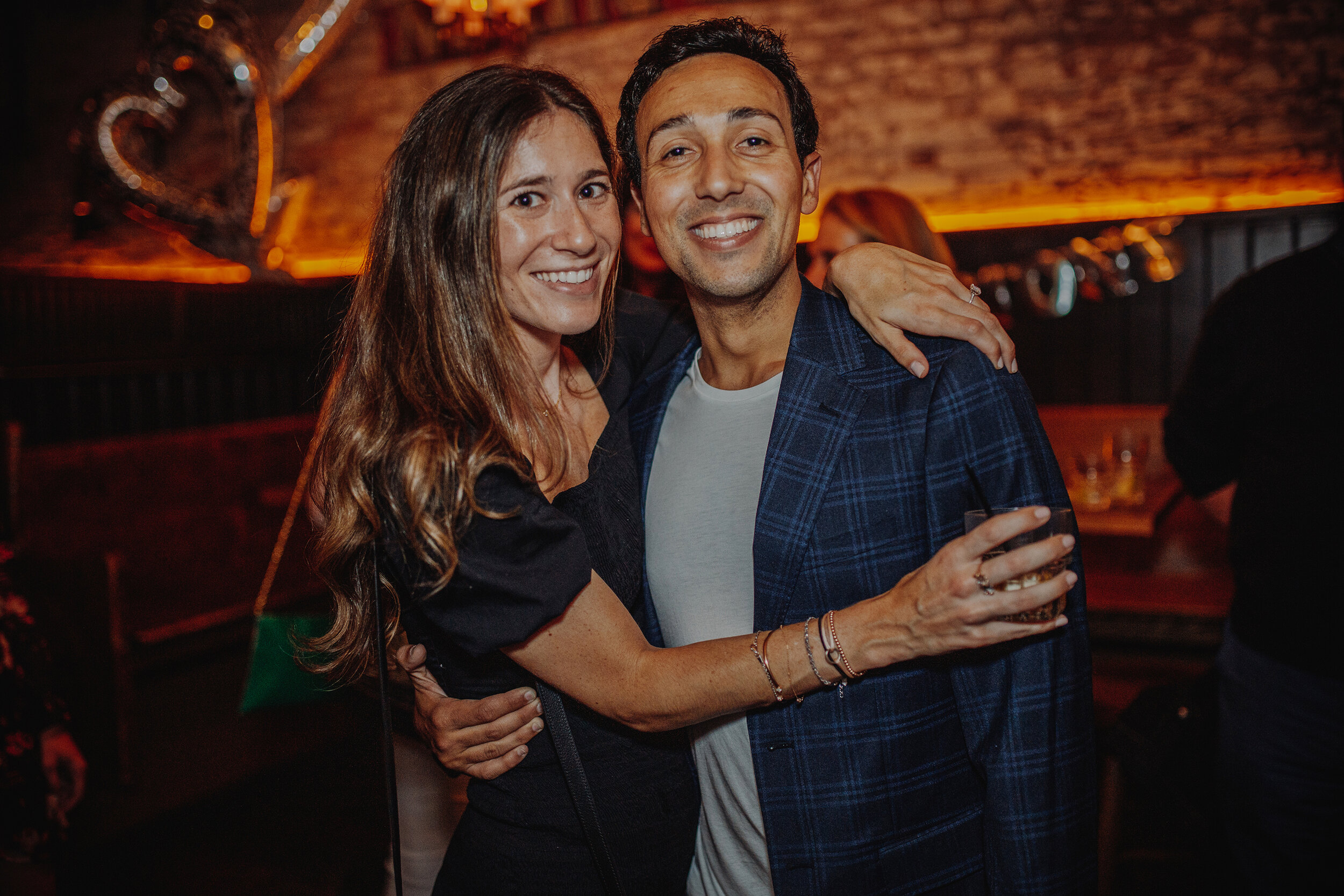 Brilliant New York Engagement Party Photos at The Green Room