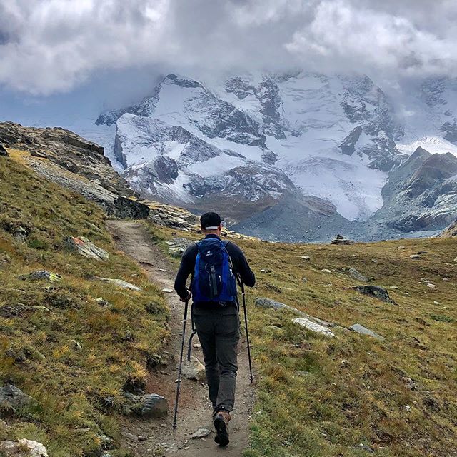 Hiking near Riffelsee.  #switzerland 🏔🏃🏻&zwj;♂️🏔 .
.
.
.
.
.
.
.
.
.
#hikingtheglobe #alpselevated  #nature #optoutside #getoutside #switzerland  #outdoors  #hikingboots #alps #hiking #hikingadventures #naturelovers #landscape #wanderlust #offthe