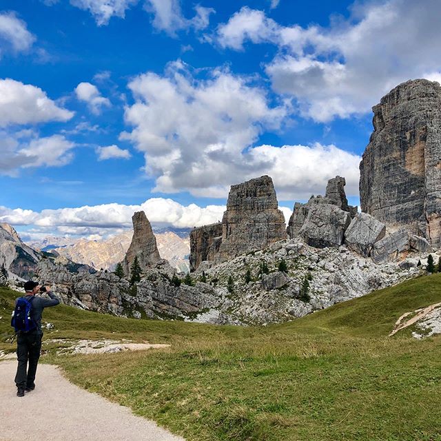 Amongst these rocks is an open air museum showing the fortifications built by the Italians during World War 1.  They battled across the valley with the Astro Hungarian empire and their allies.  Yesterday marked 100 years that the Treaty of St Germain