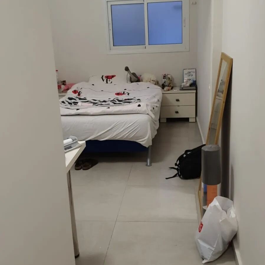 Lone Soldier Room available in Beer Sheva Bayit Brigade apartment. 
Master bedroom with attached full bathroom. 
1500 shekel/ month including everything.
Fully furnished. 
DM if interested 

חדר להשכרה לחייל.ת בודד.ה ומשוחרר.ת
דירה של פלוגת בית בבאר 