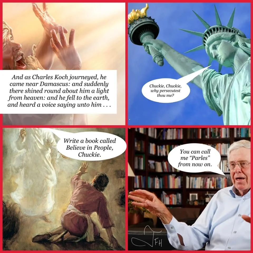 Charles Koch’s Conversion on the Road to Damascus