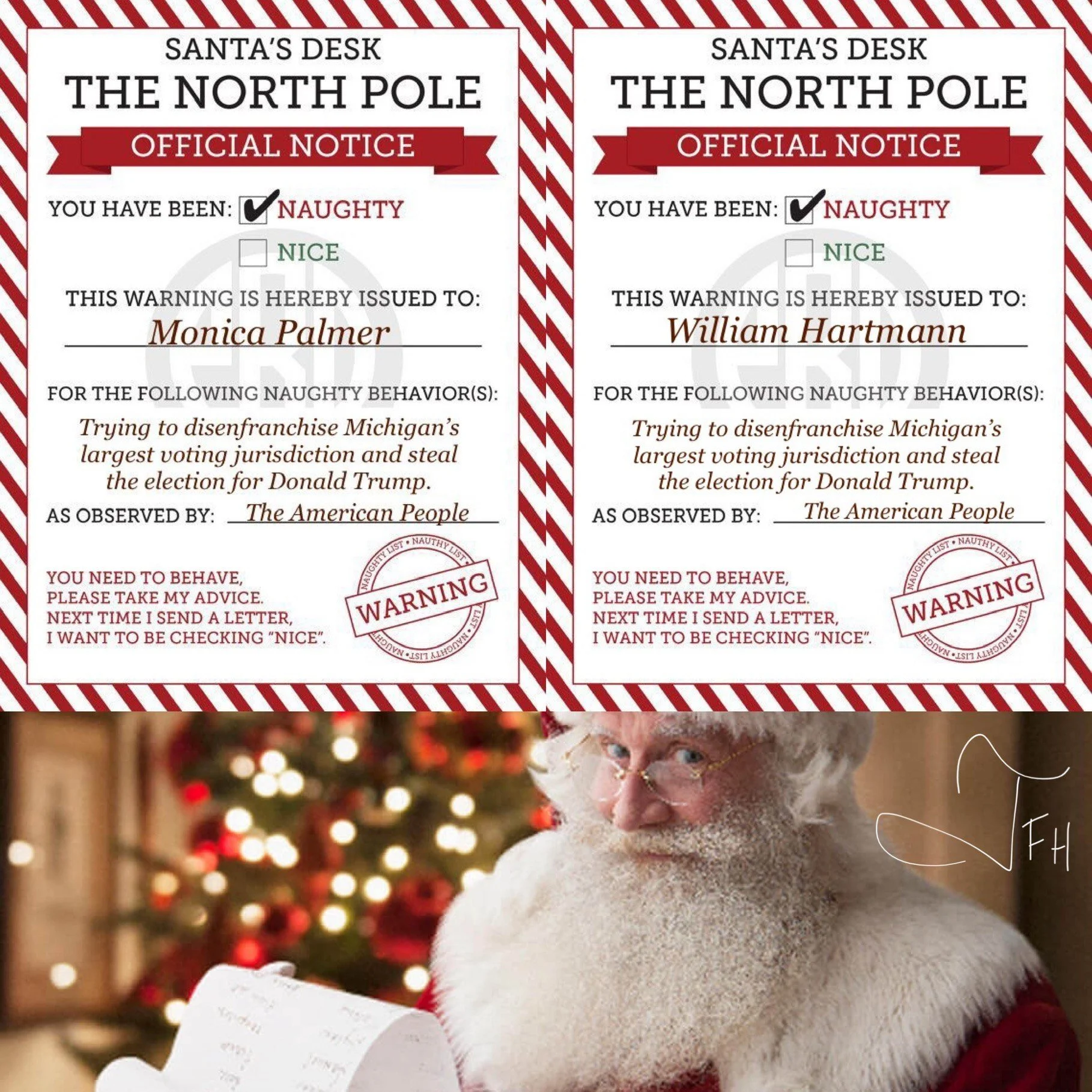 New Additions to Santa’s Naughty List