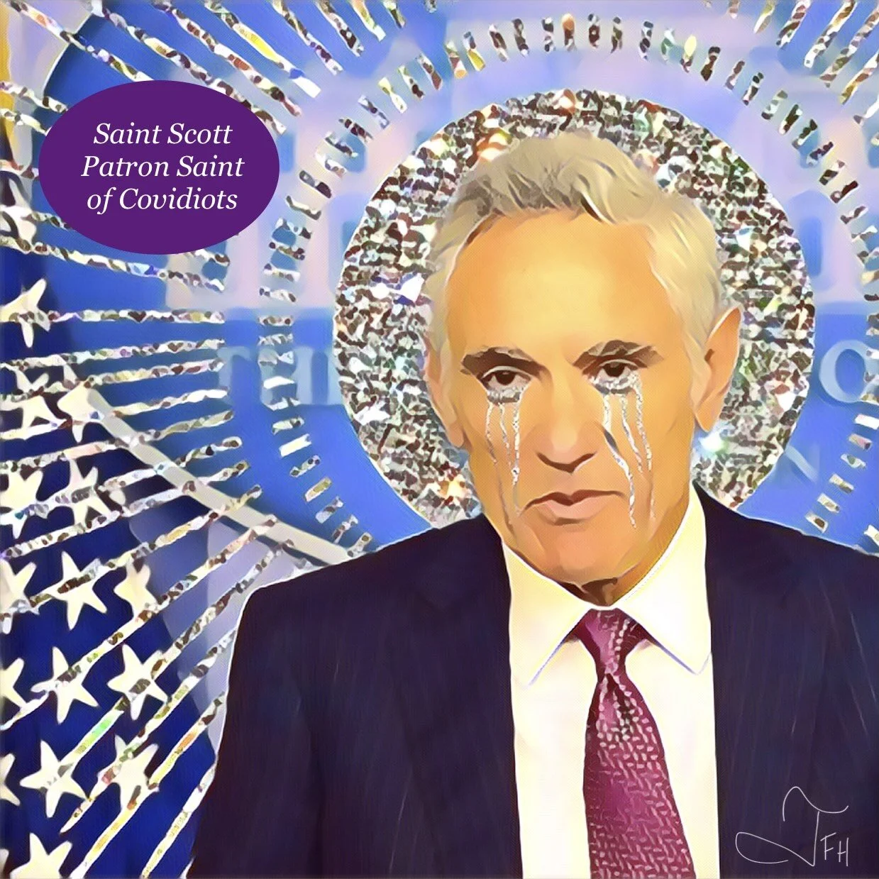 Saint Scott, Patron Saint of Covidiots