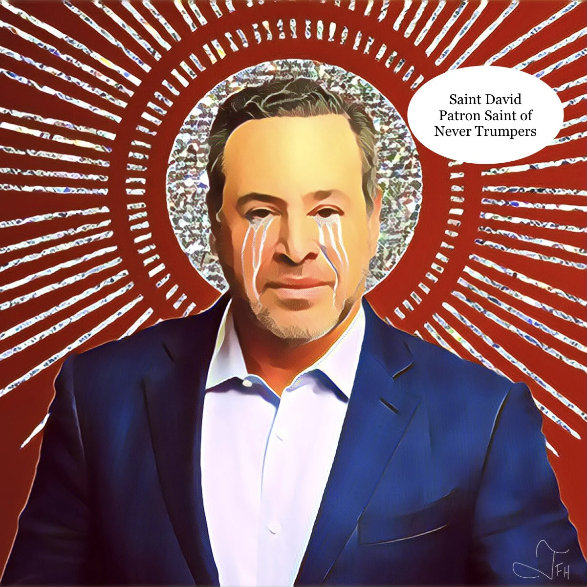 Saint David, Patron Saint of Never Trumpers