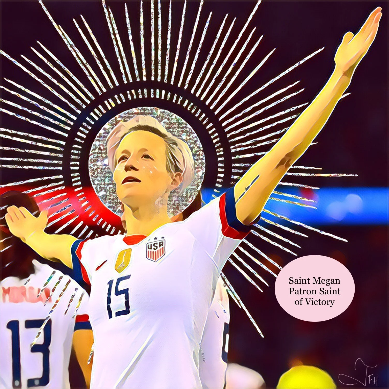 Saint Megan, Patron Saint of Victory