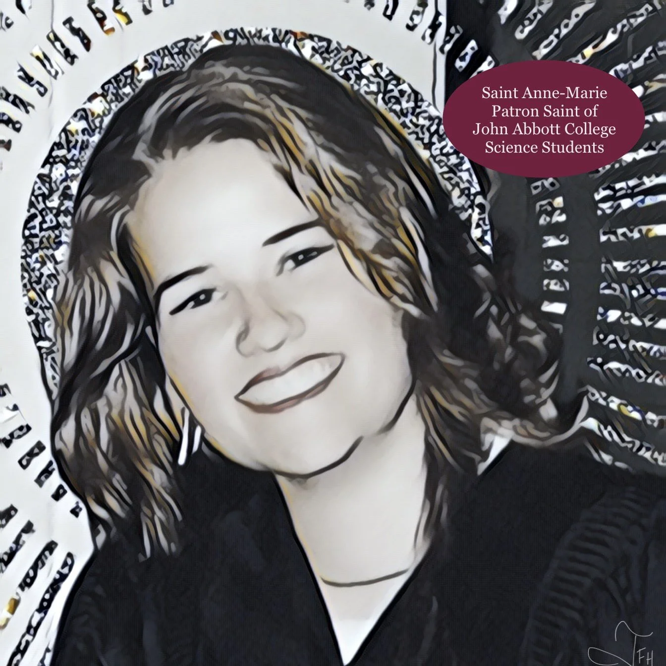 Saint Anne-Marie, Patron Saint of John Abbott College Science Students