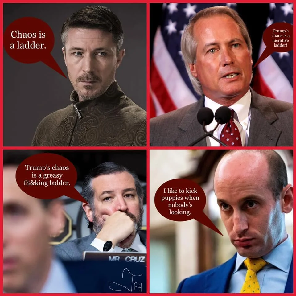 Trump’s Chaos is a Greasy Ladder