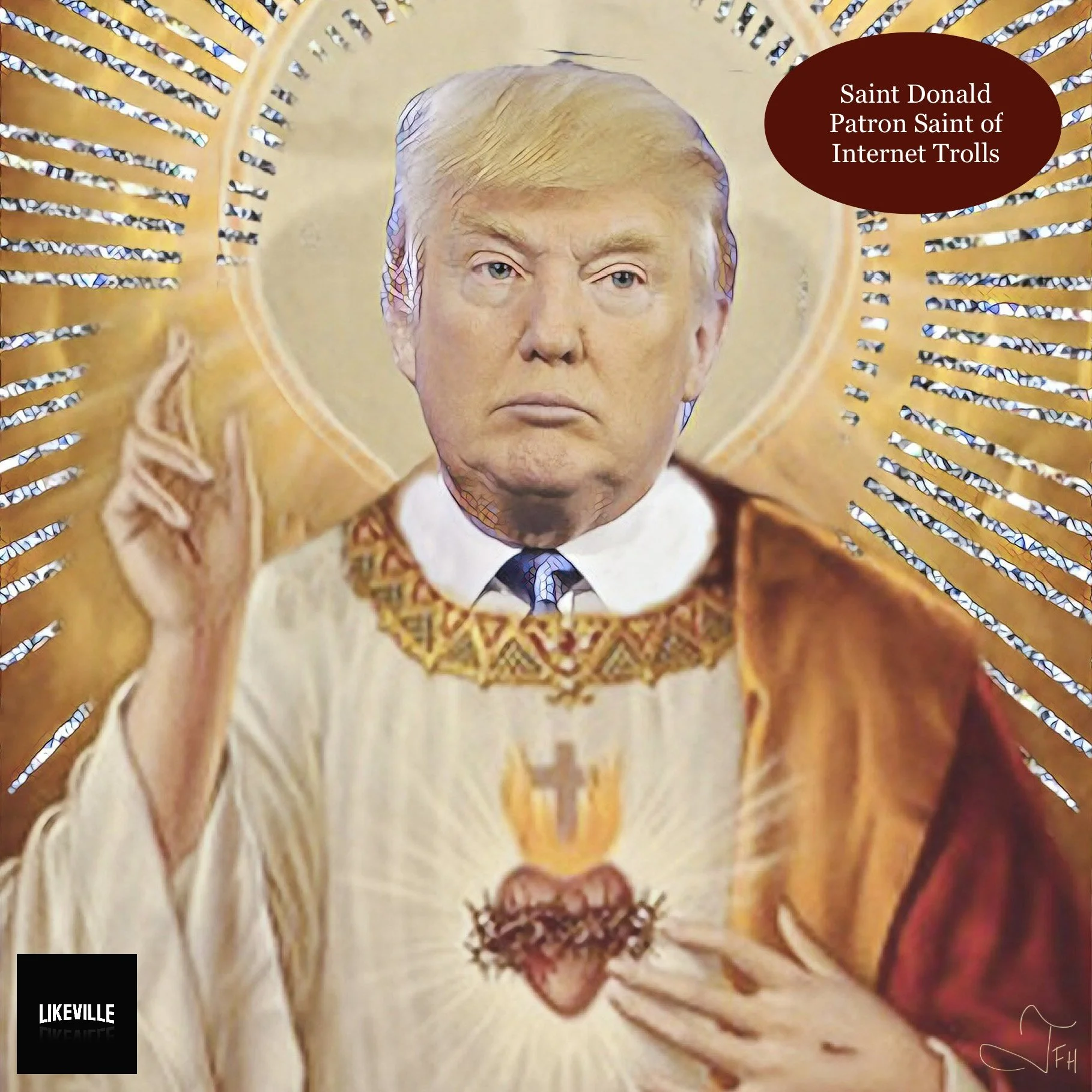 Saint Donald, Patron Saint of Internet Trolls