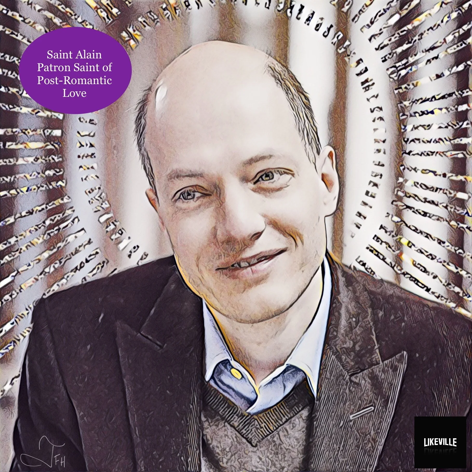 Saint Alain, Patron Saint of Post-Romantic Love