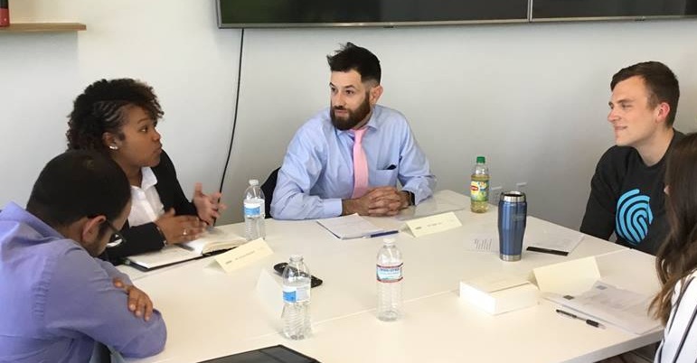 Photo 2 (Courtesy of NMC) - NMSU student, Felipe Loza, collaborates on issues regarding culture and media.