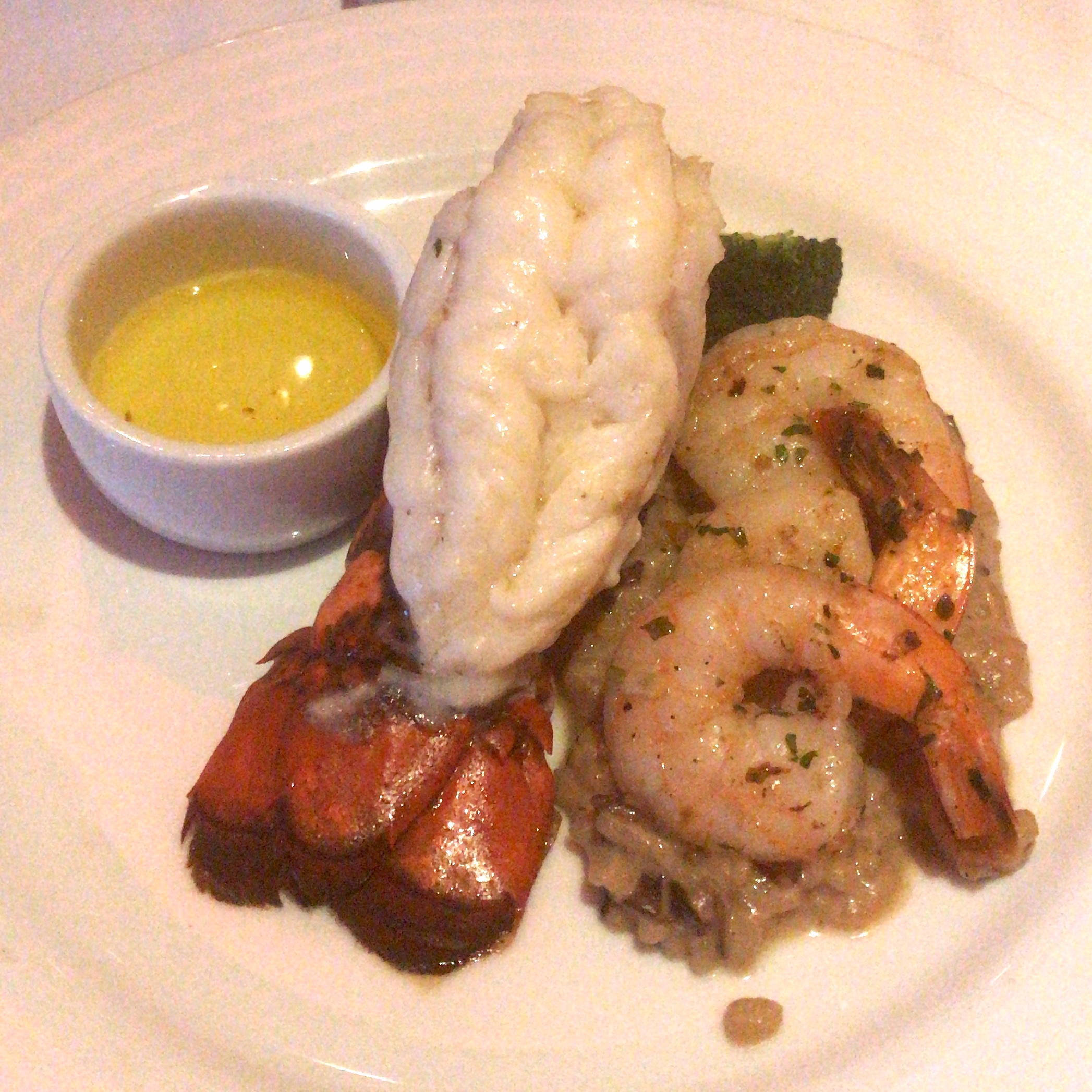 Lobster Tail &amp; Grilled Shrimp