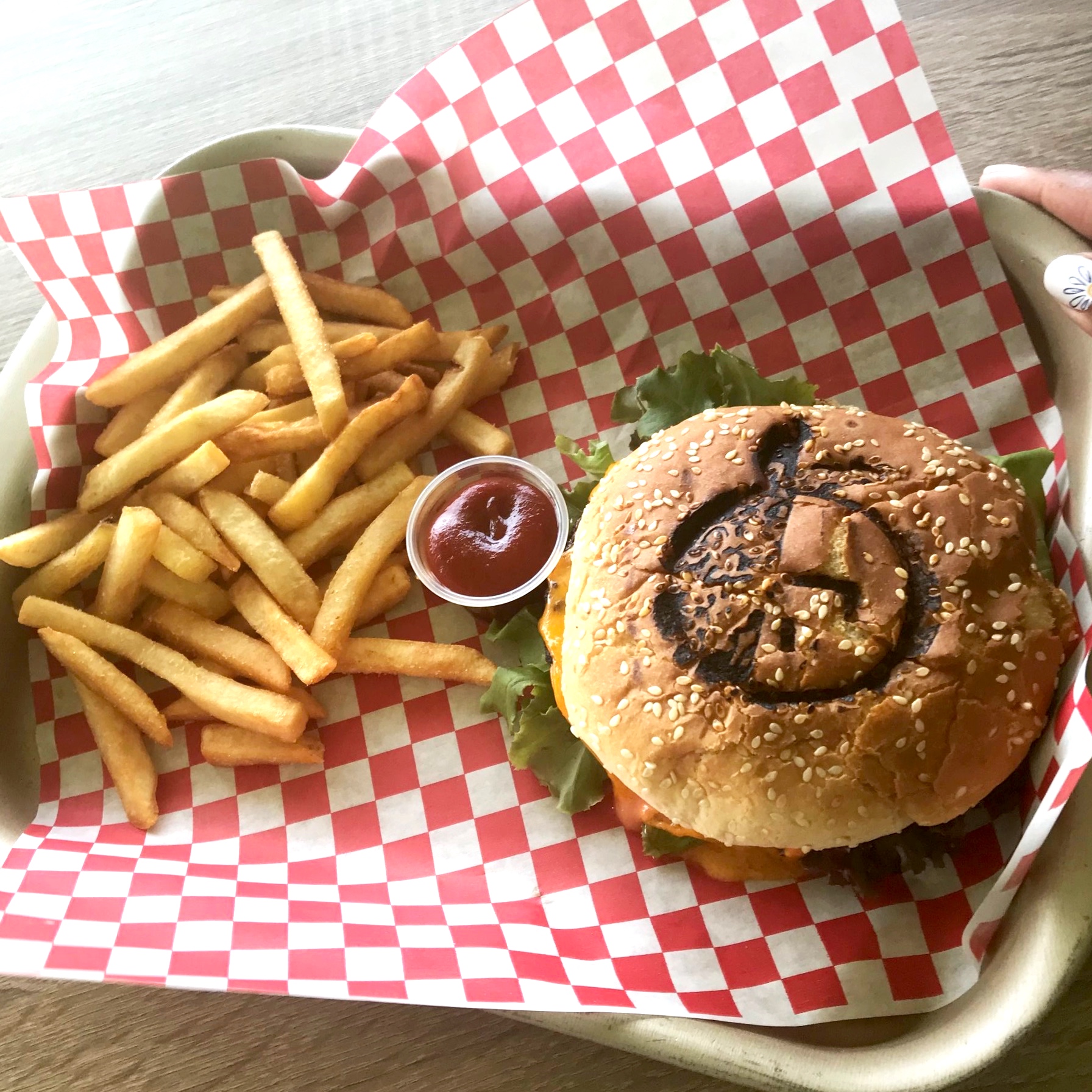 Gourmet Cheeseburger &amp; Fries