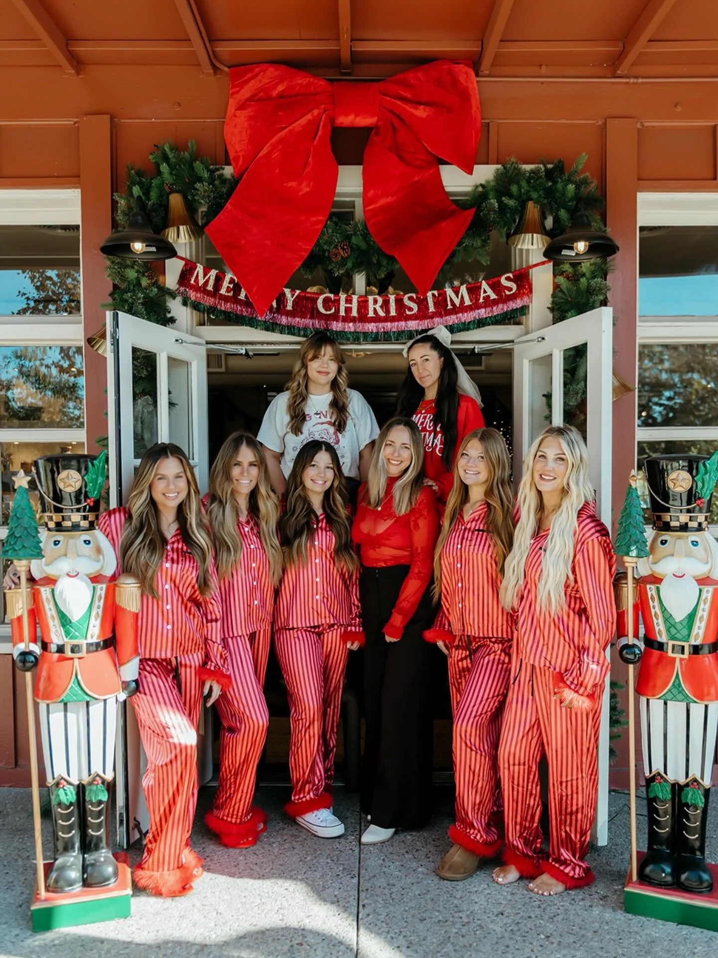 Merry Christmas from the Trust Hair Co. Girlies (some not pictured for pj day) 🎄.

Thank you for trusting us with your hair and your confidence this year. We would be here without you 💋.

#TrustHairCo
#TrustHairCoGirlies
#LaidBackLuxury
#PowaySalon