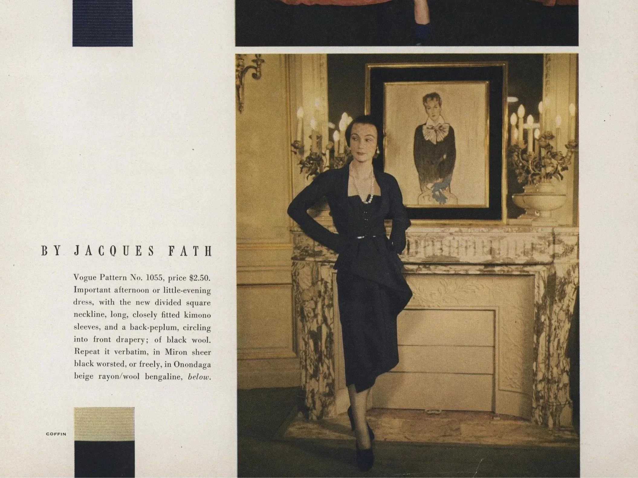 Jessica Daves, 1950s in Vogue, and Vogue Couture Patterns