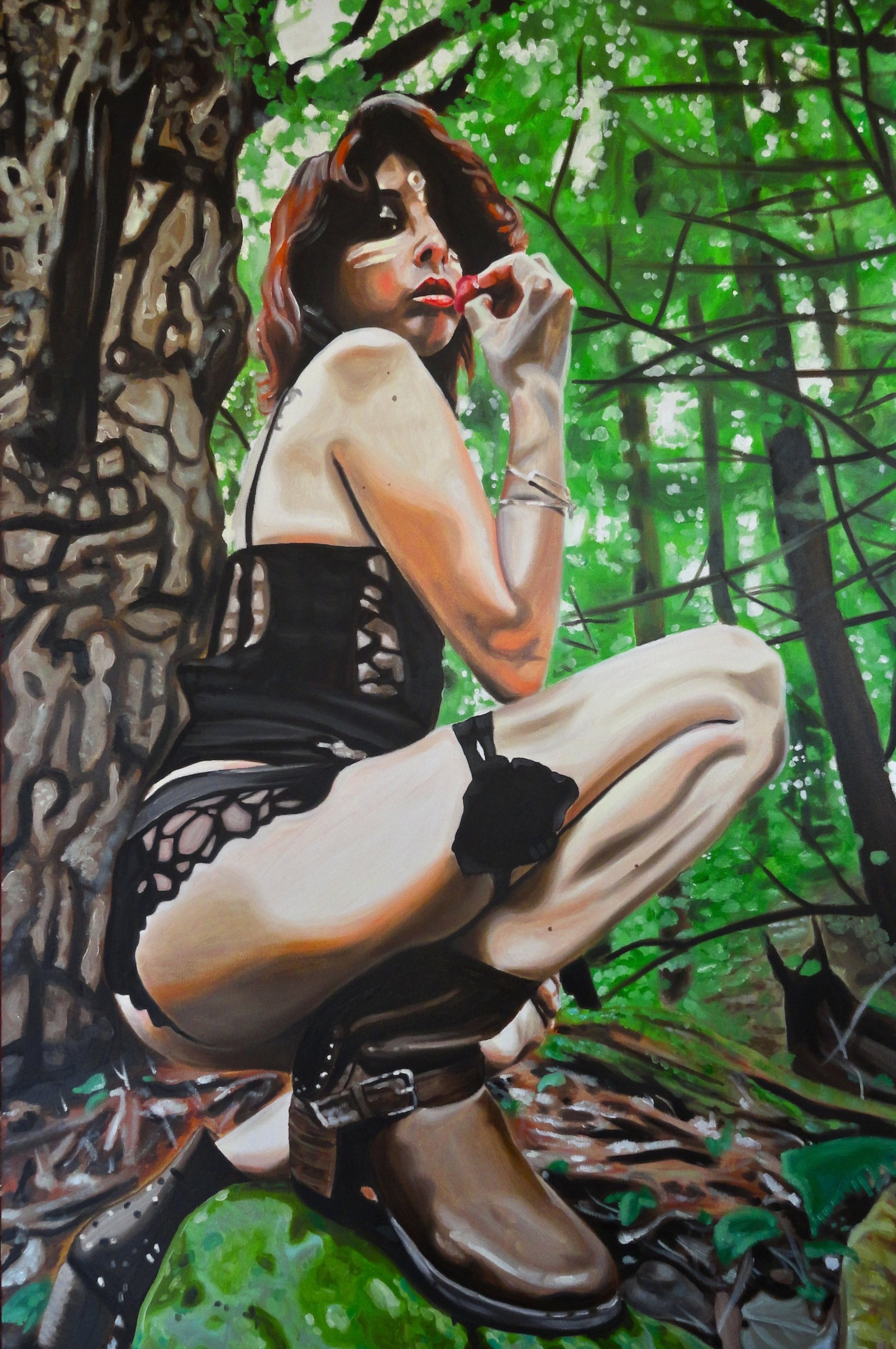 "The Wild " 24”x36” Acrylic on Canvas. 2016