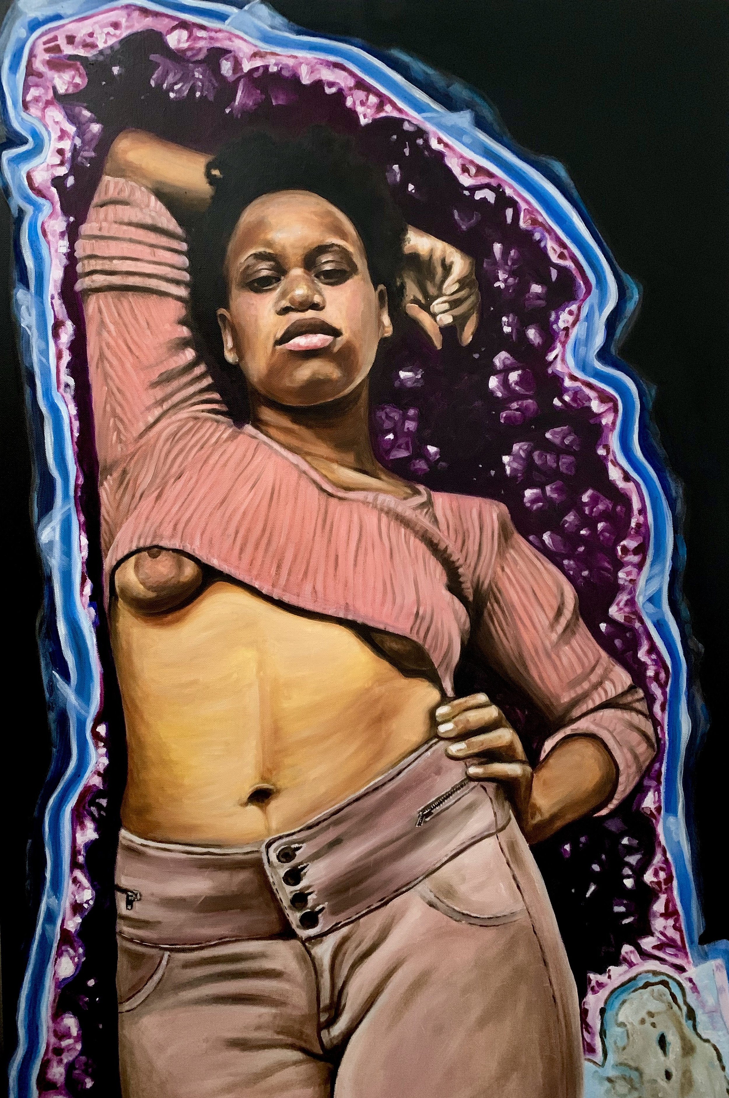 "Embody" 24”x36” Oil on Canvas. 2018