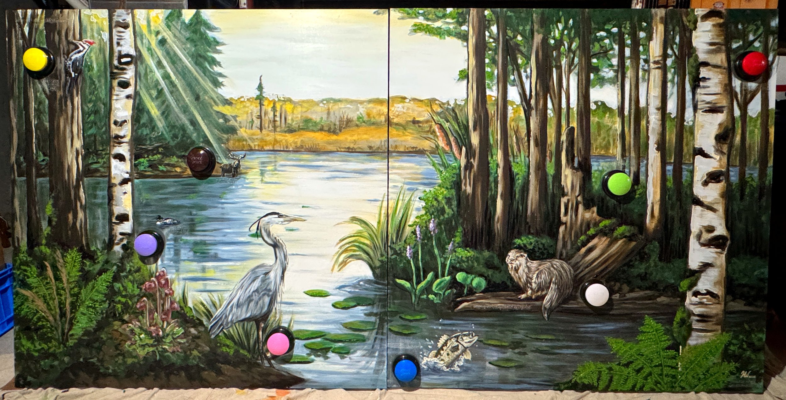 Life Along the Edge Mural for SAIL