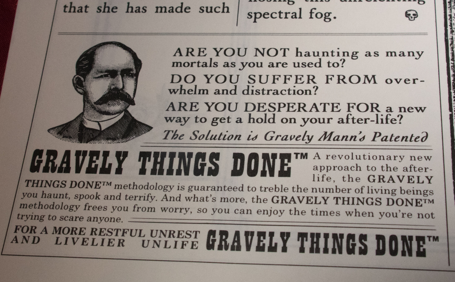 Ghost Post - Grim Gazette Vol2 - GTD ad.jpg
