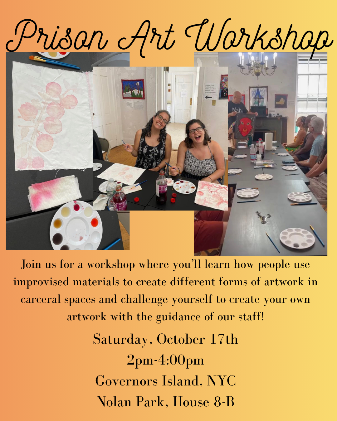 Prison Art Workshop