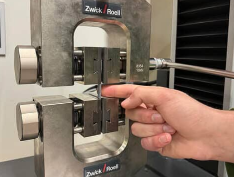 'Dogbone' Mould. This mould was manufactured to assist the Polymers division with their materials testing projects. It allows higher consistency in tensile test results since it improves consistency between specimens and follows a standardised dimens