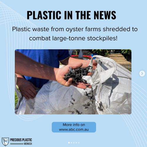 Plastic Waste from Oyster Farms
