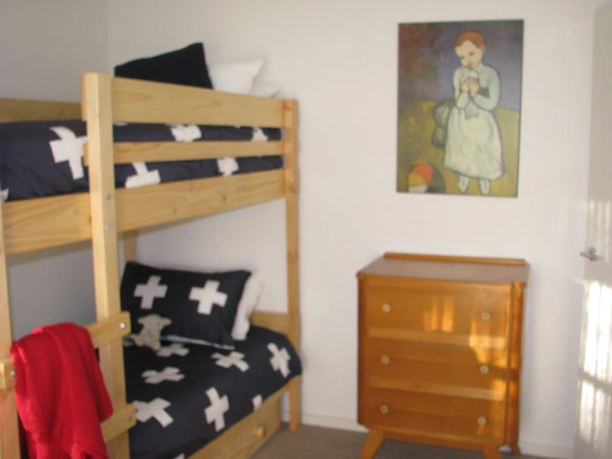 Bedroom 3: double bunks (single sized beds)
