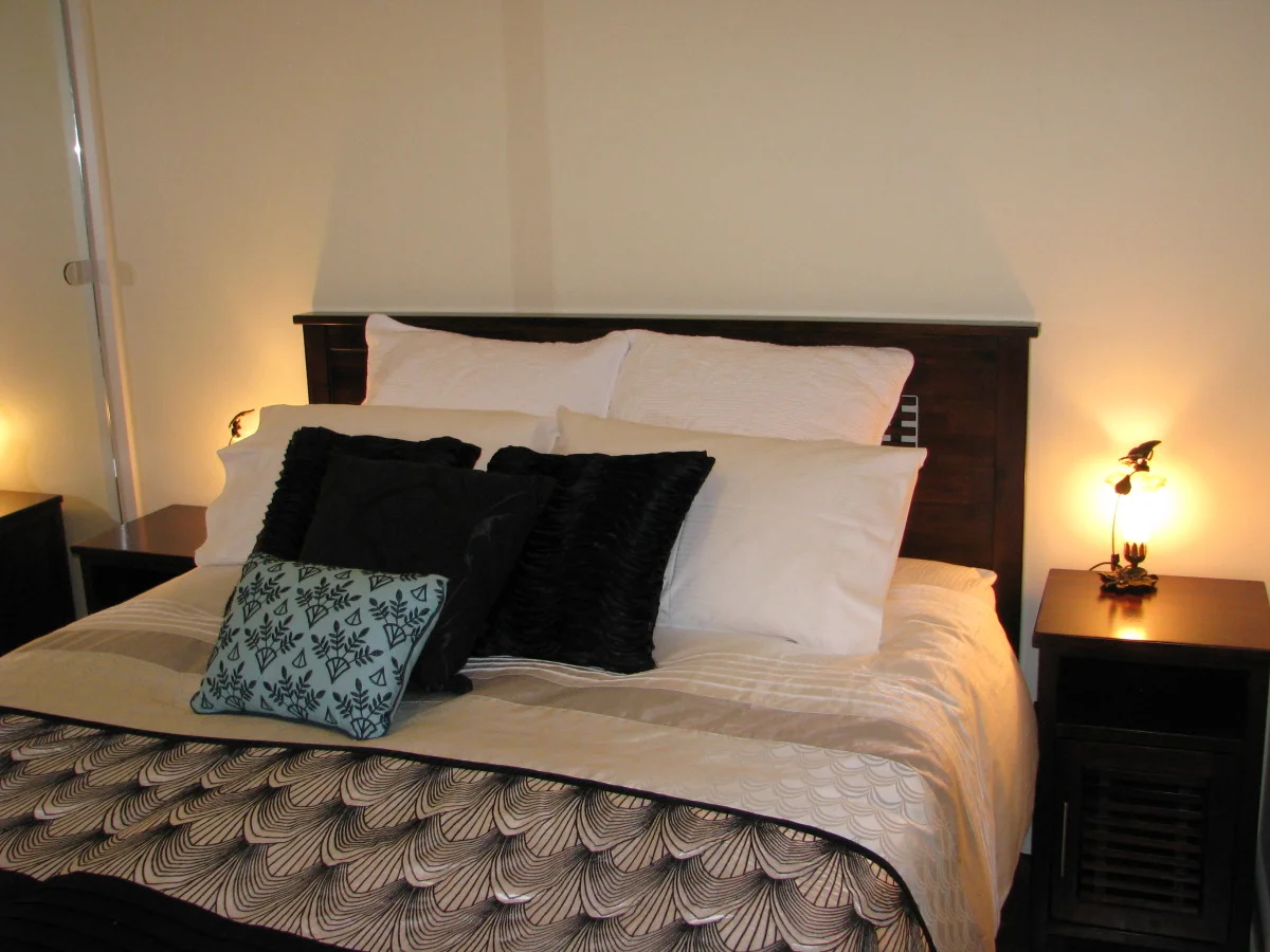 Comfy queen bed