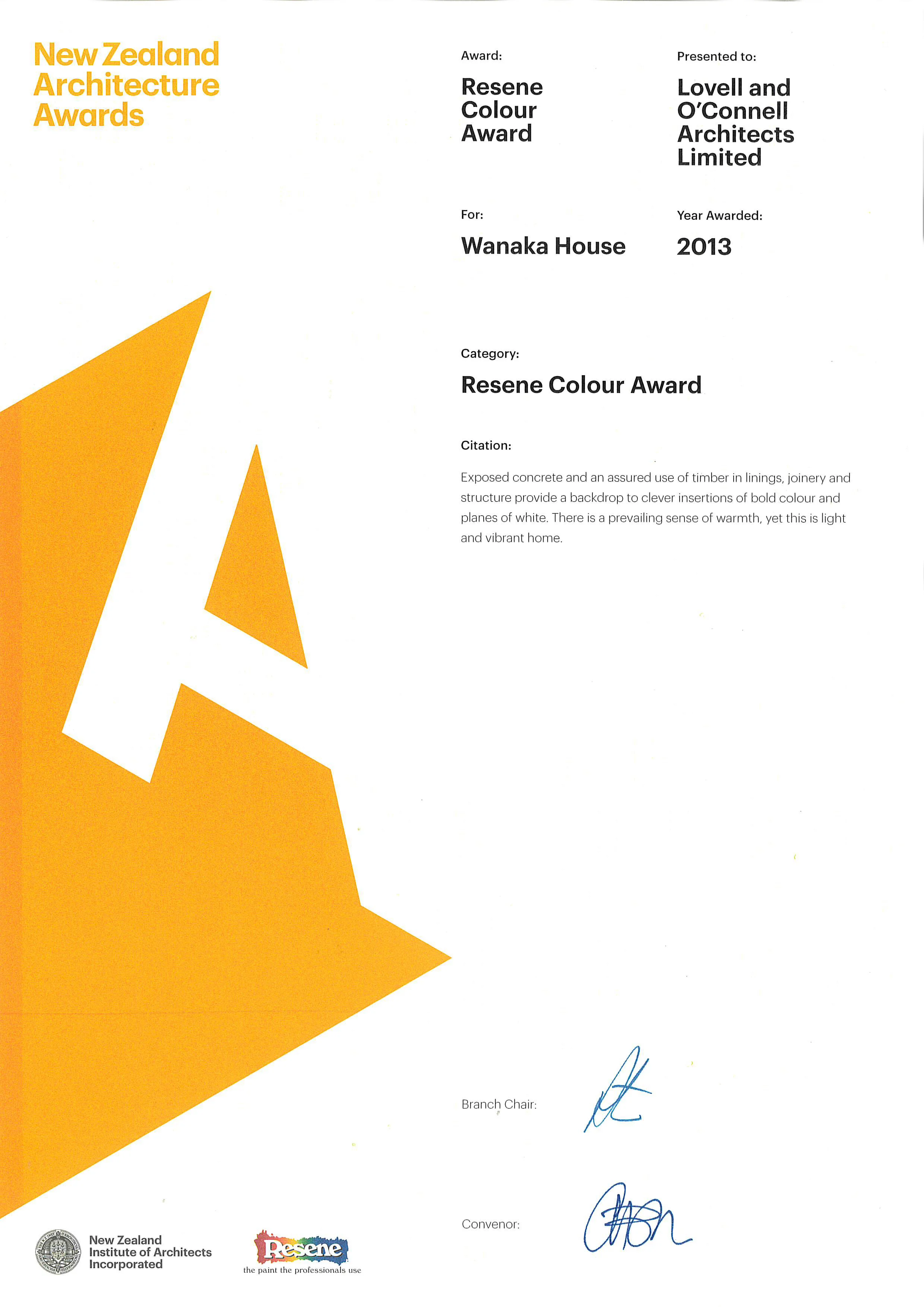 Wanaka 2013 NZIA LOCA Awards.jpg