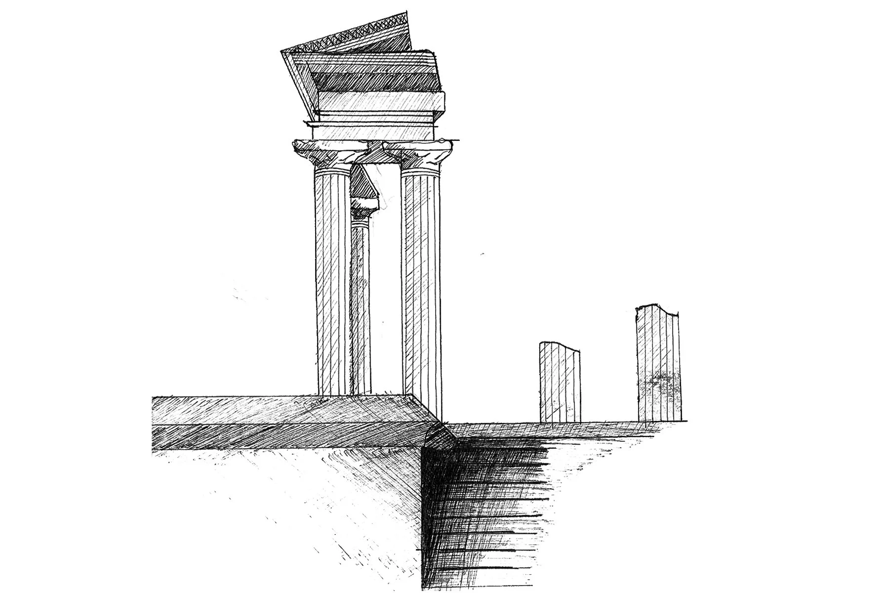 Ancient Site, Les Temples Gemines