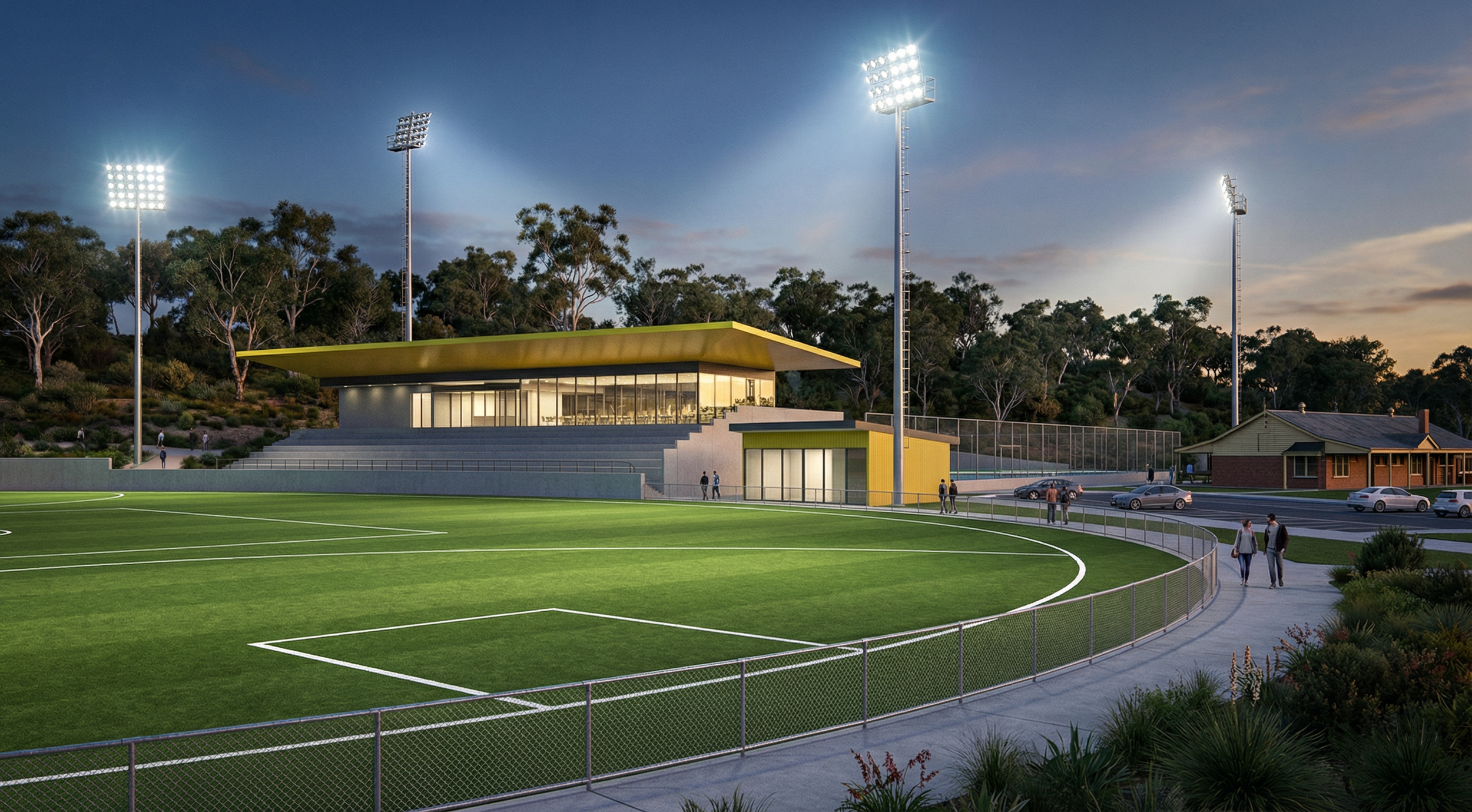 Sports Precinct Masterplan, Unbuilt
