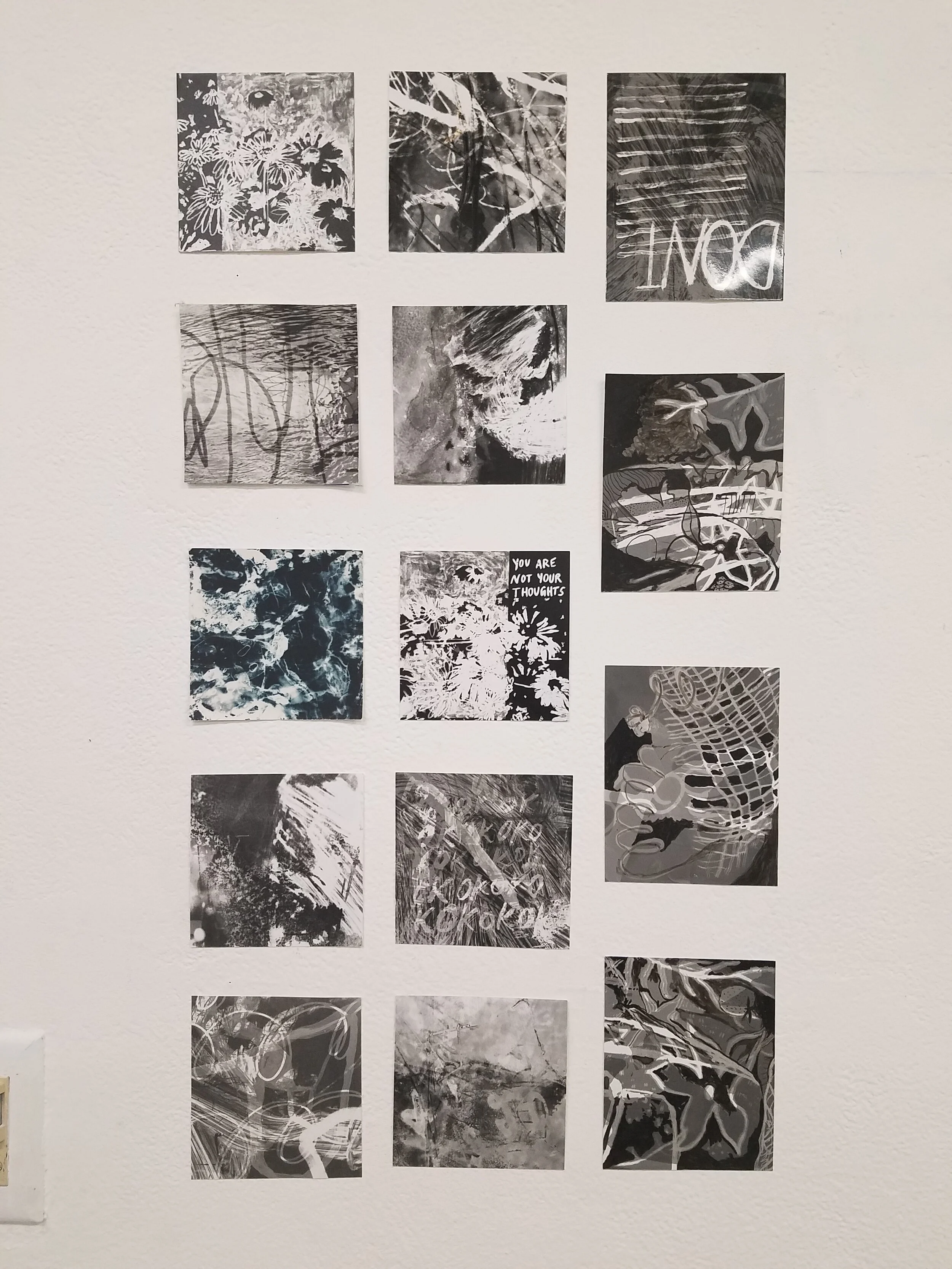 installation view of cognitive distortions