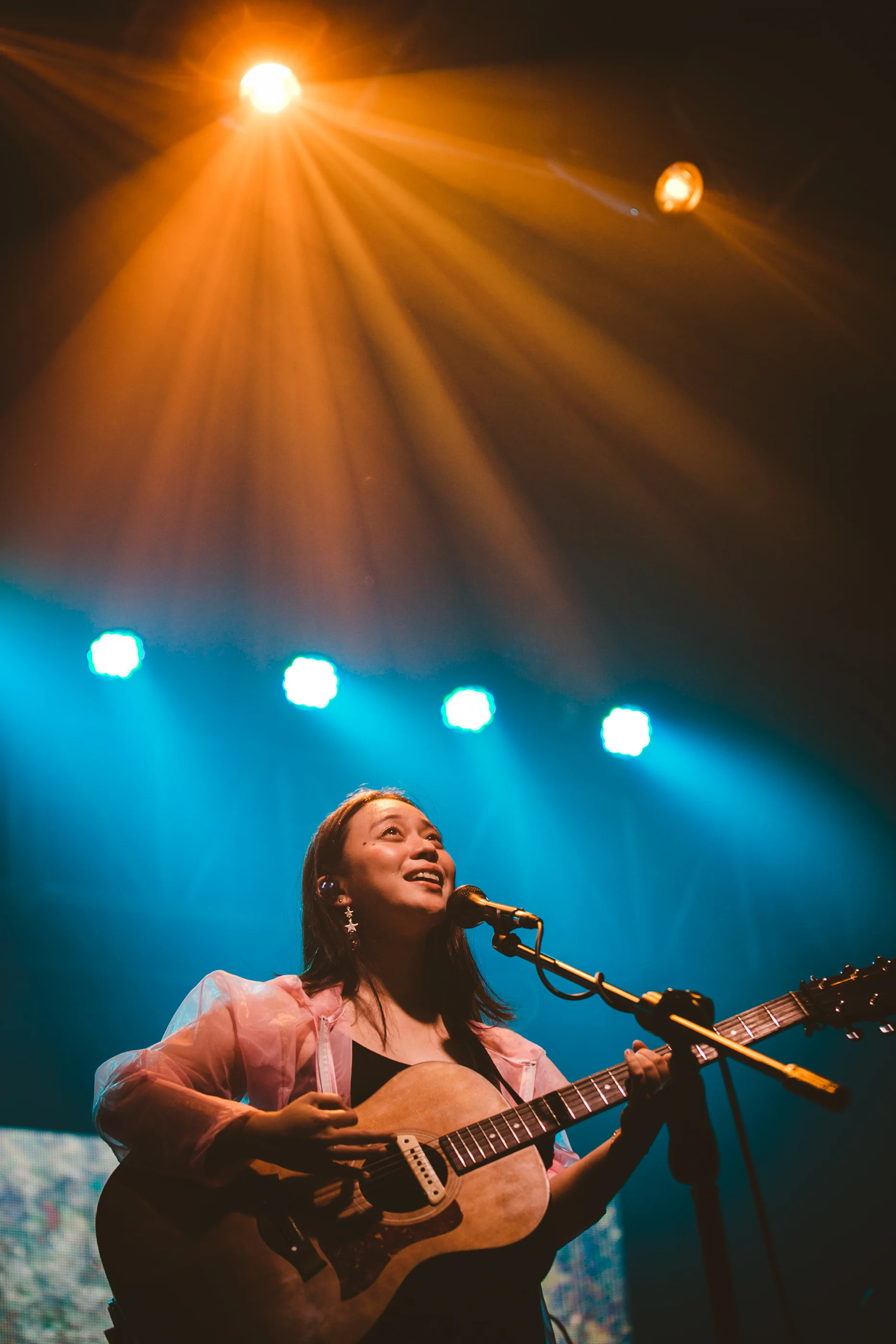  Reese Lansangan live at Karpos Live in Manila. 2018. 