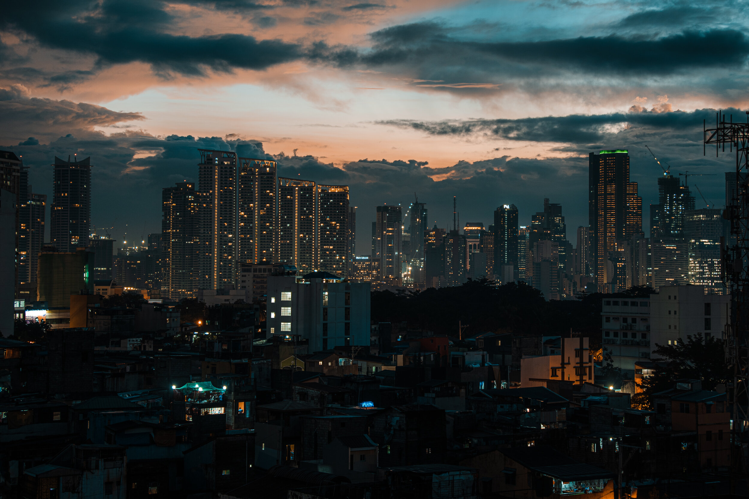  Life in the capital. Both glitz and grit. Manila, 2020. 