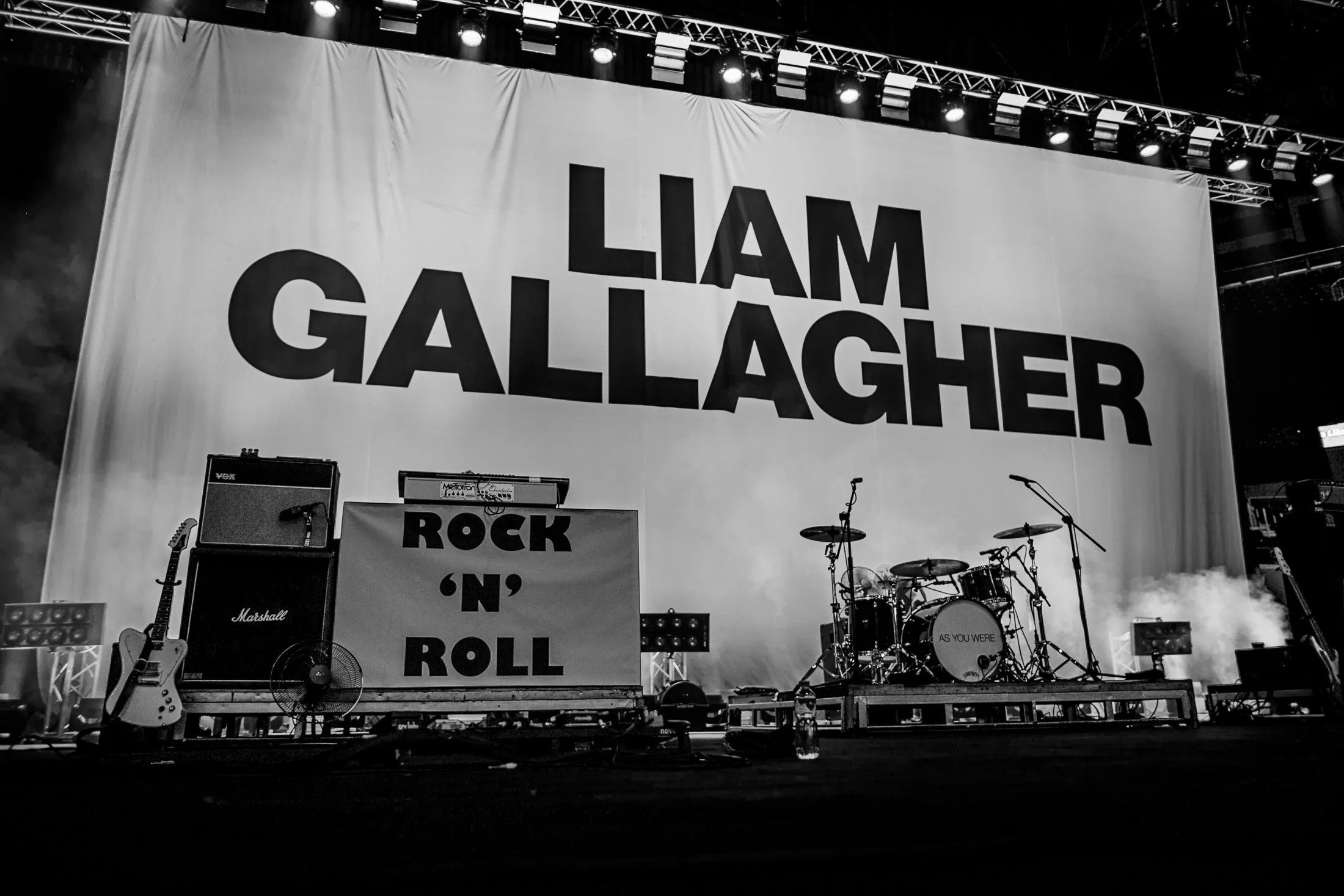  Liam Gallagher in Manila, 2017. 