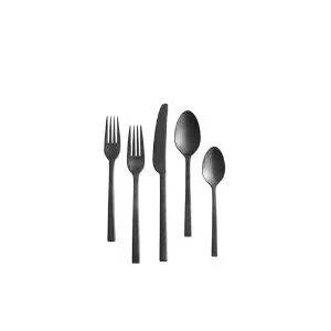 Brushed+Black+Flatware+ +Alabama+Event+Rentals.jpg