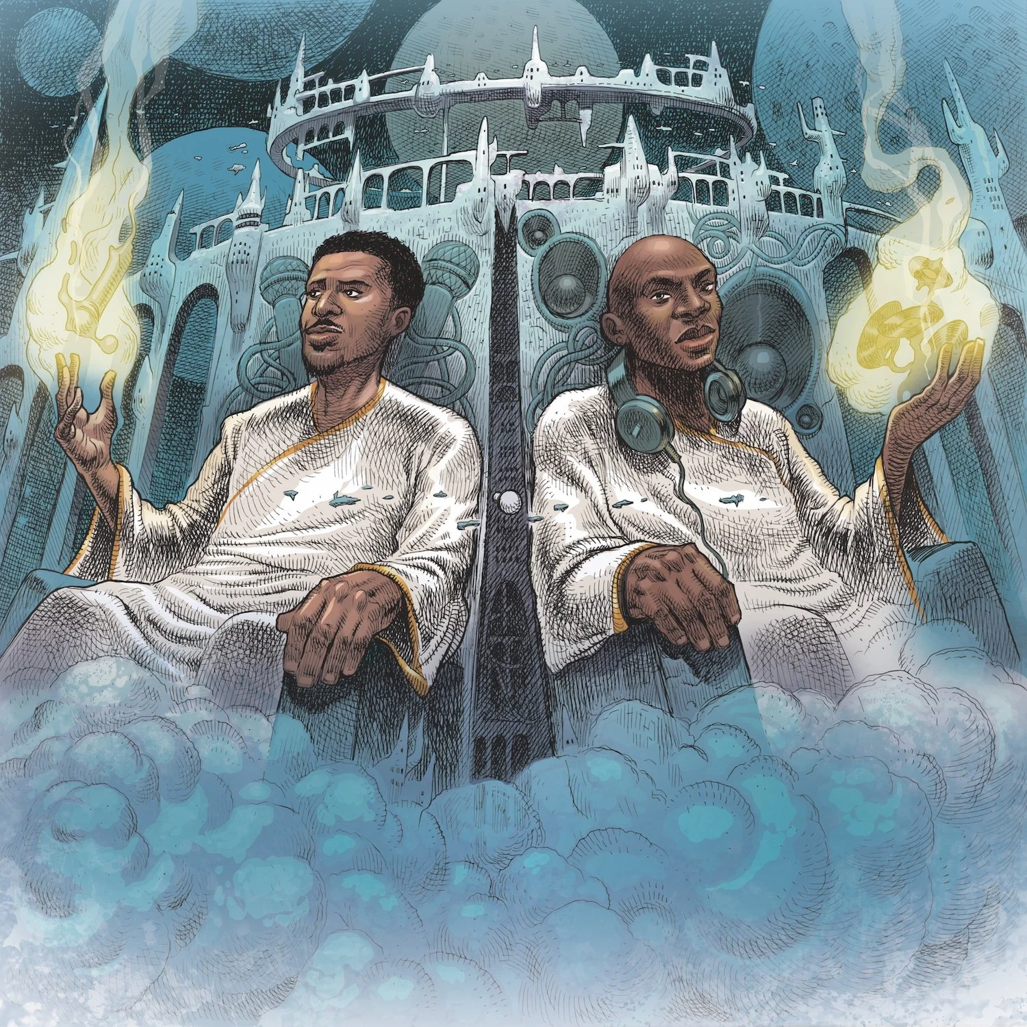 Blu & Nottz - Gods in the Spirit, Titans in the Flesh (Sunny Sky