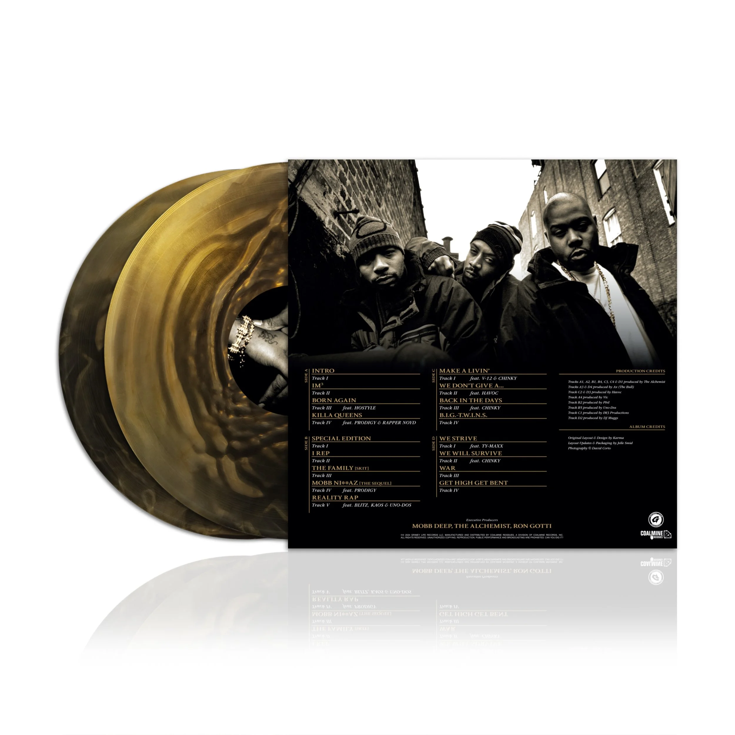 Infamous Mobb - Special Edition (Black Ice/Gold Nugget Swirl) 2XLP 