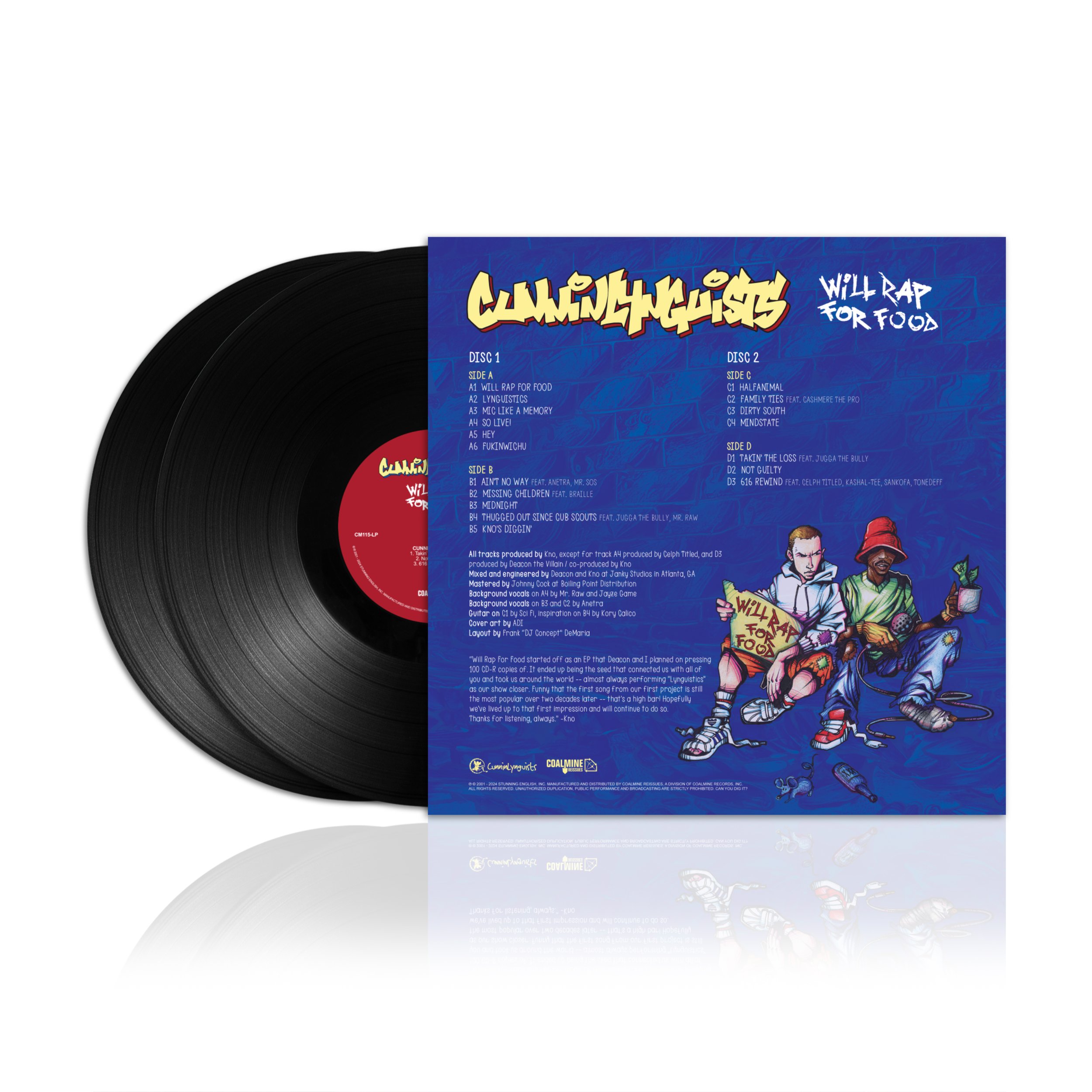 CunninLynguists - Will Rap for Food (Anniversary Reissue 