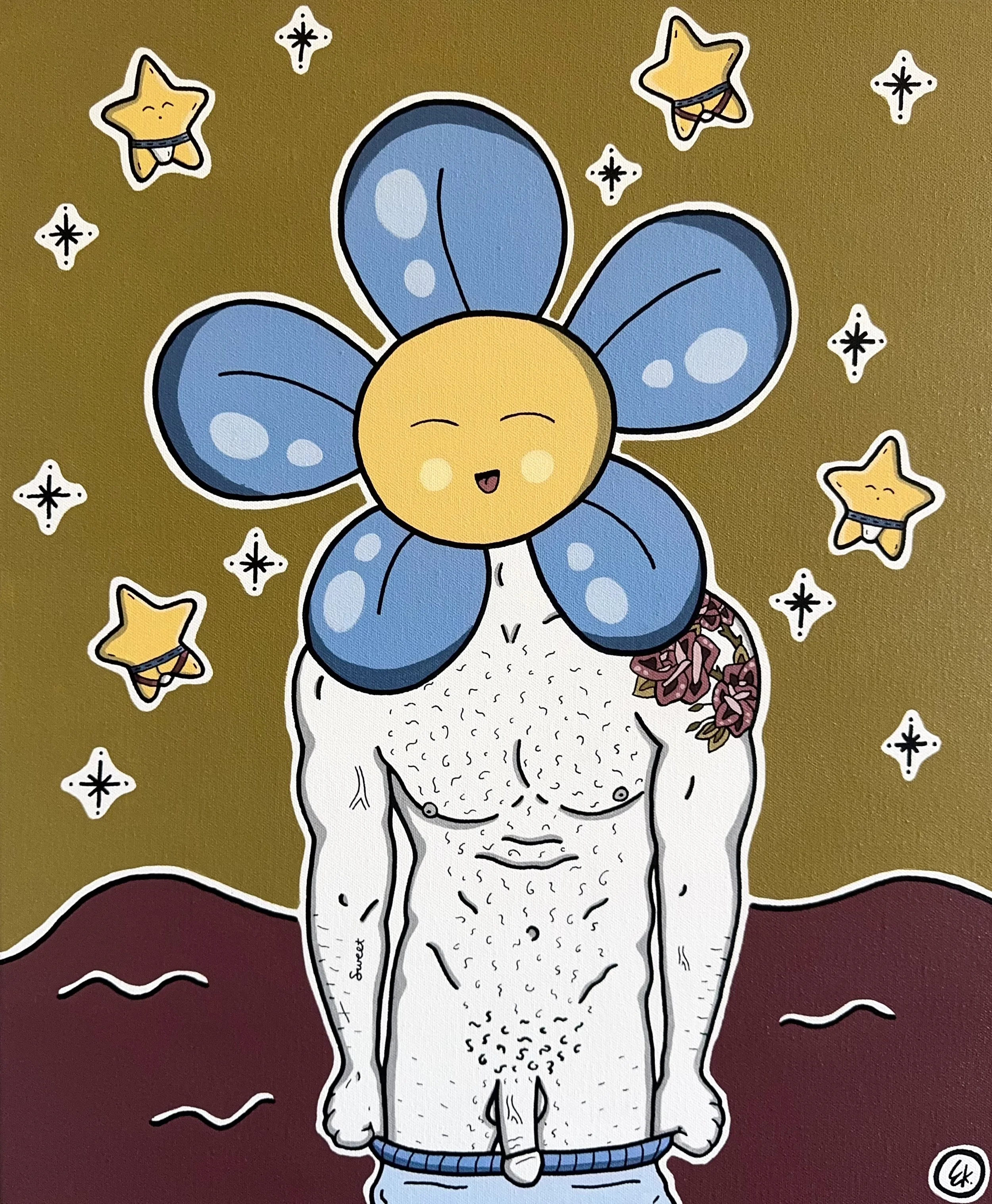 The Flower - 24"h x 20"w
