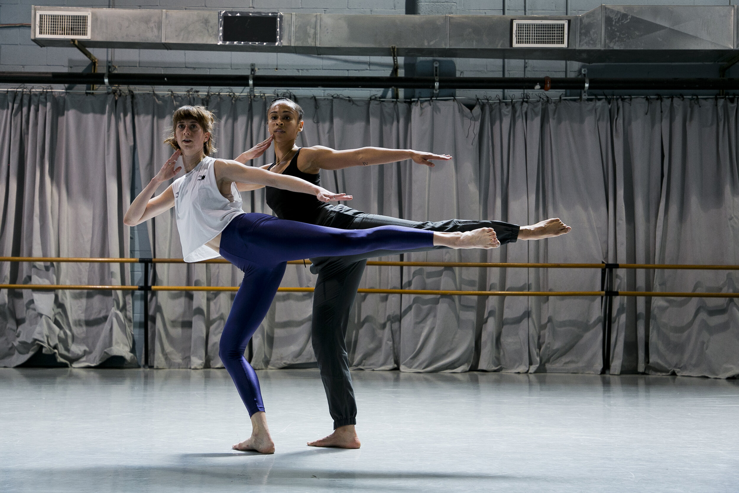 In rehearsal for John Heginbotham's work "Common Fate" (May 2019)