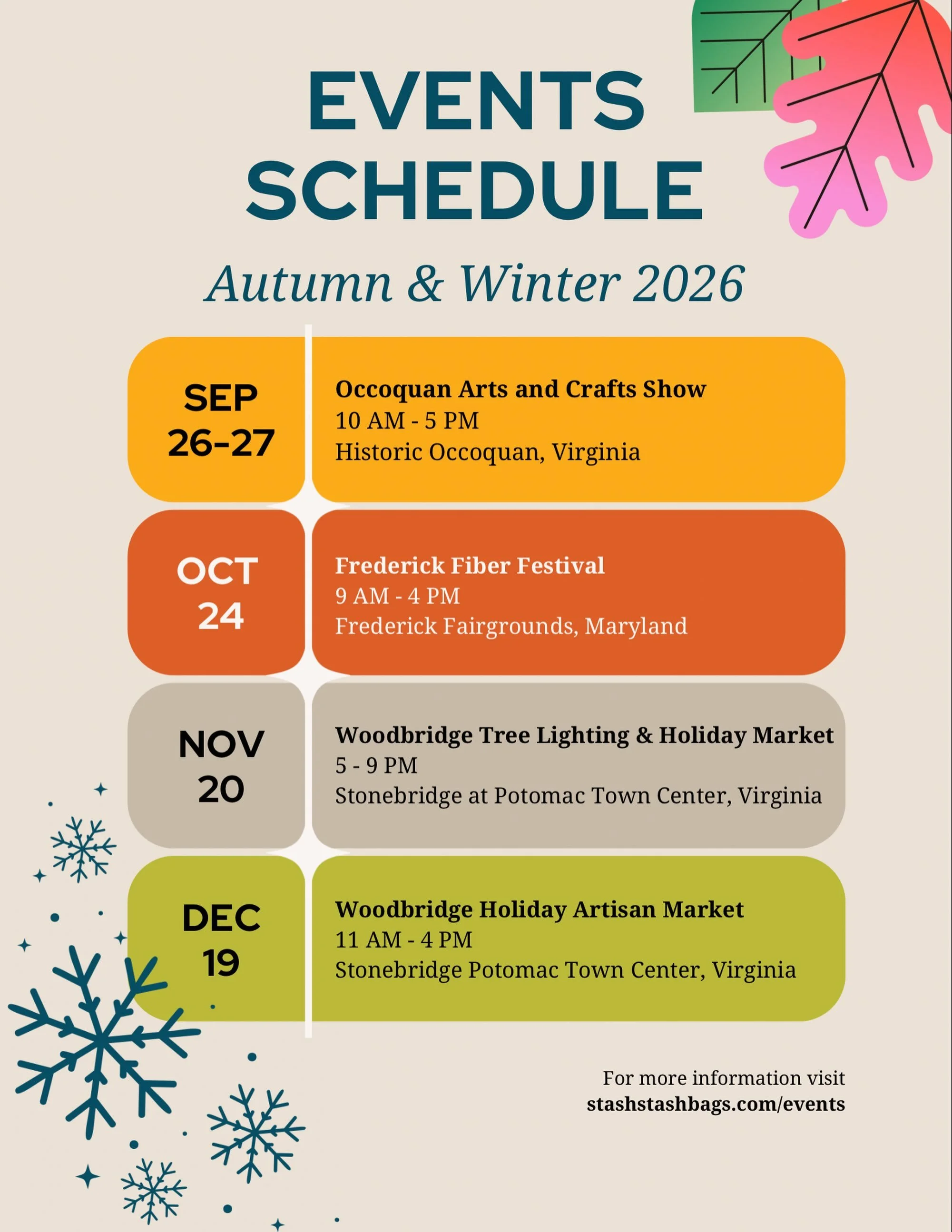 This year has been an amazing whirlwind of travel and I'm excited to bring you our last 4 in-person shopping events of the year, all of which are local to the DMV area! 

✨Not only are @sawdustwithmatt and I headed back to the great @frederickfiberfe