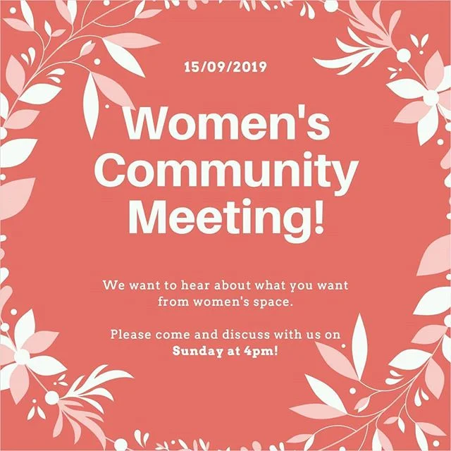 Ladies of Lagadikia - we want your feedback! Come and tell us this Sunday at 4pm!