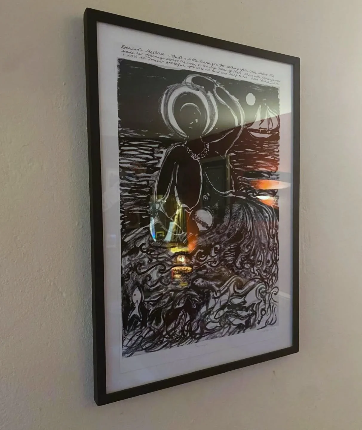 Such an honour for me to see my work on people's walls. ♡ 

Especially #iemanja