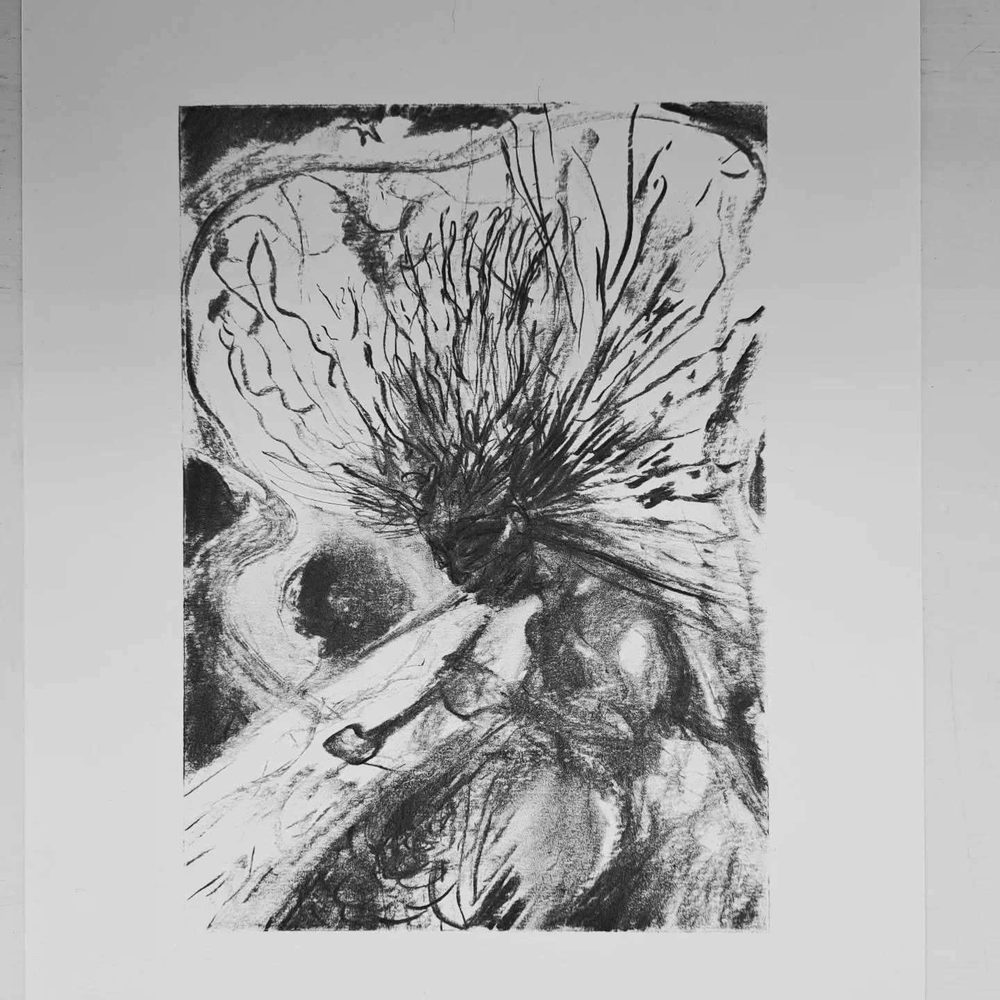 Caboclo.

Charcoal on paper. March 2025.
Drawings from resonance.