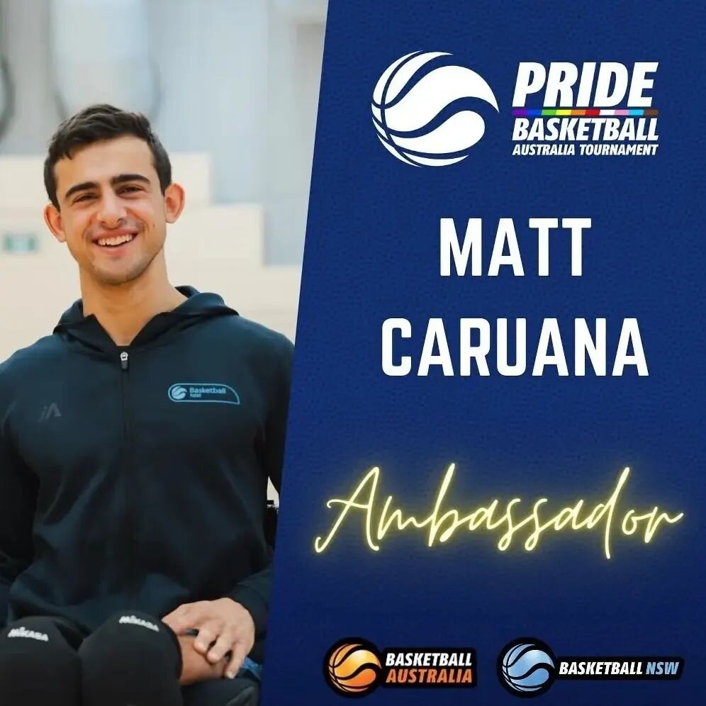 I am honoured to announce my ambassadorship with @basketballnsw for the 2024 @prideinbasketball Australia Tournament that will be held from February 28th to March 1st in Alexandria.

I'm excited to promote inclusion in this great game alongside @aj_o