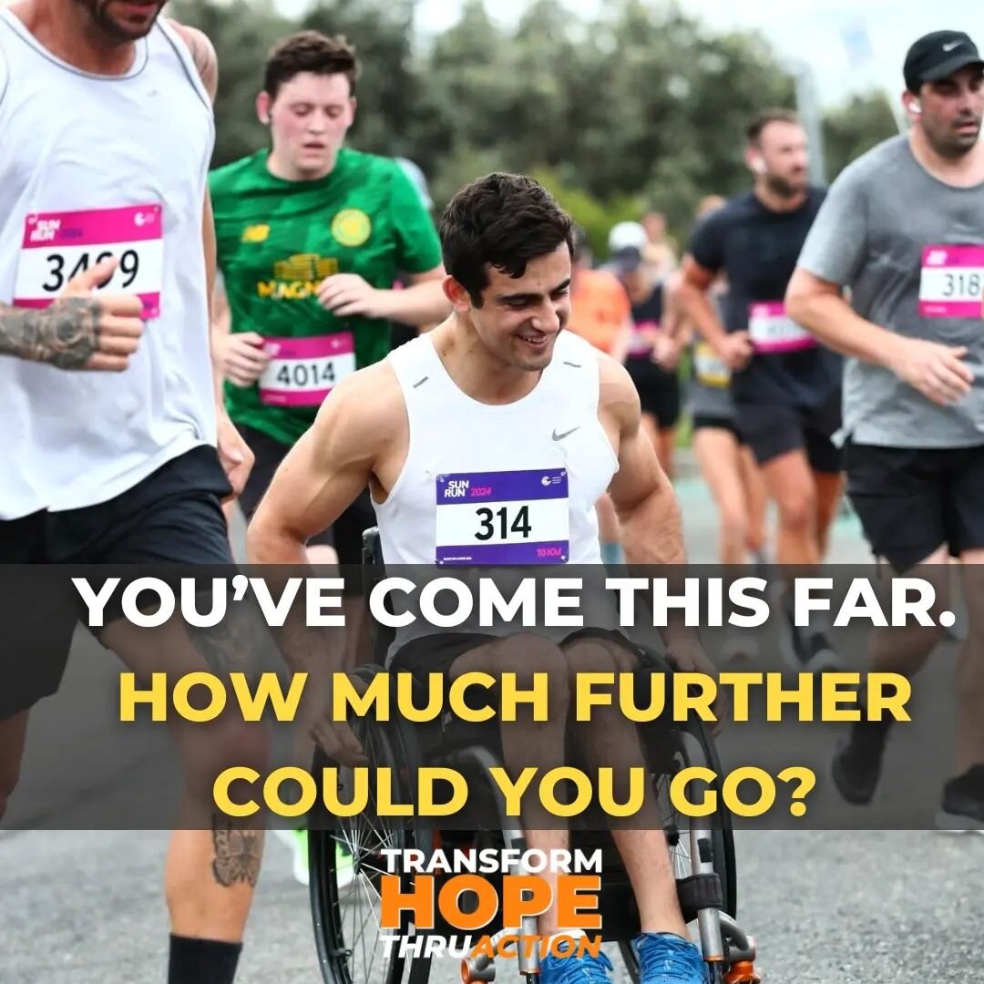 Rolling my wheelchair in last week&rsquo;s 10km Dee Why to Manly @sunrun.beachescouncil was an opportunity to dig deep, and it&nbsp;reminded me of how much further I could go.

The track begins with an uphill 500m challenge that gets increasingly ste