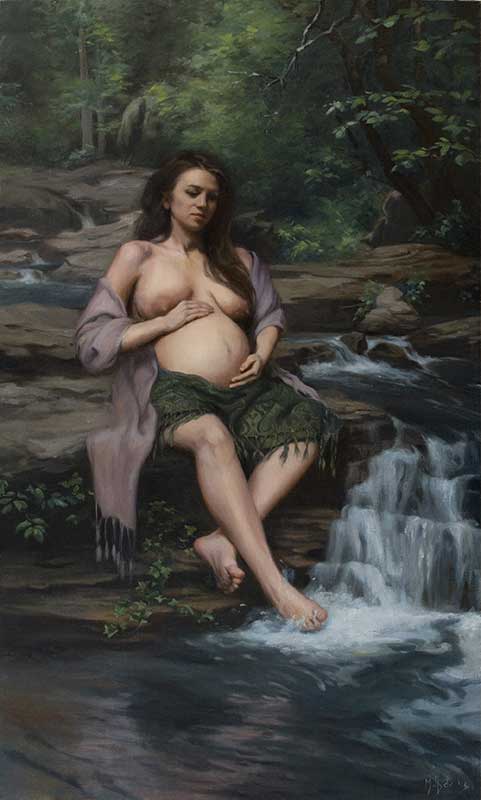 Primavera (Spring) oil on linen 125 by 85 cm. 2013