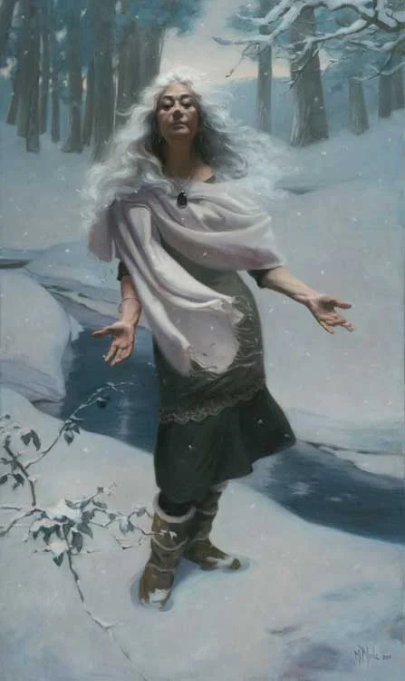 L'inverno (Winter) oil on linen 125 by 85 cm. 2012
